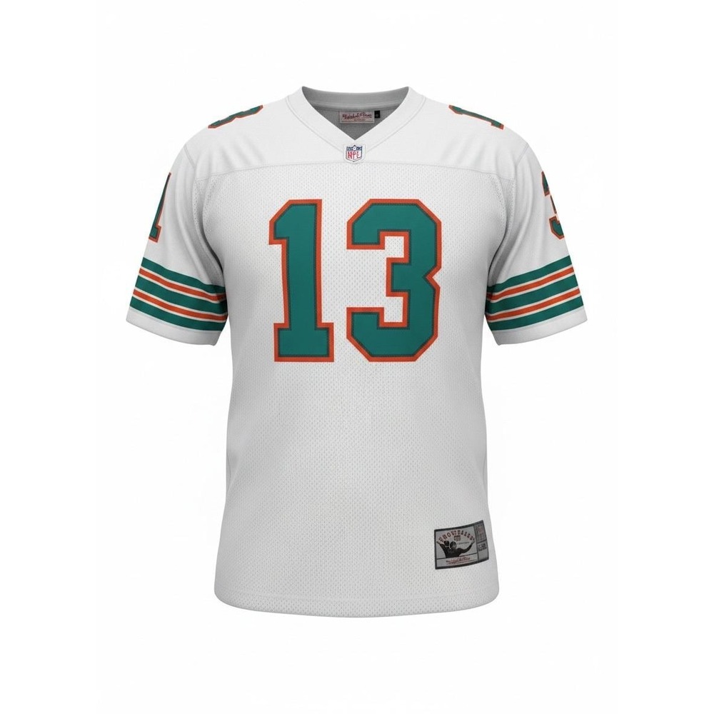 Mitchell & Ness Dan Marino Miami Dolphins Throwback Jersey White Size 56 3XL